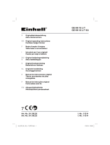 EINHELL GE-HC 18 Li T Kit de handleiding