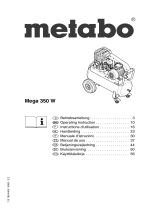 Metabo Air Compressor Mega 350 W Handleiding