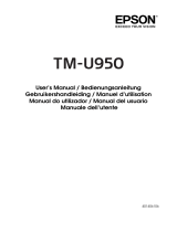 Epson Printer TM-U950 Handleiding