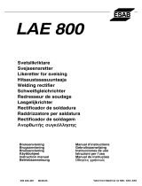 ESAB LAE 800 Handleiding