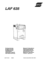 ESAB LAF 635 Handleiding