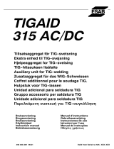 ESAB TIGAID 315 AC/DC Handleiding