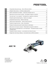 Festool AGC 18-125 Li EB-Basic Handleiding