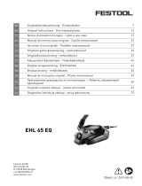 Festool EHL 65 EQ-Plus Handleiding
