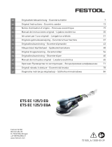 Festool ETS EC 125/3 EQ  Handleiding