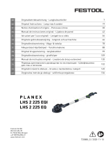 Festool Langhalsschleifer LHS 2 225 EQI-Plus PLANEX Handleiding