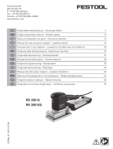 Festool RS 300 EQ-Plus Handleiding