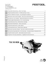 Festool TSC 55 Li 5,2 REBI-Plus-SCA Handleiding