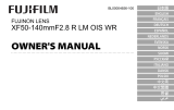 Fujifilm XF50-140mmF2.8 R LM OIS WR Handleiding