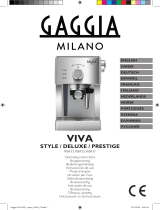 Gaggia Viva Prestige de handleiding