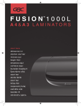 GBC Fusion 1000L A3 Handleiding