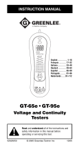 Greenlee GT-95e Handleiding