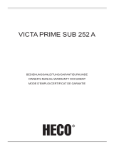 Heco Victa Prime Sub 252 Handleiding