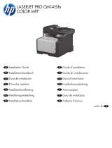 HP LaserJet Pro CM1415 Color Multifunction Printer series Installatie gids