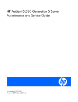 HP (Hewlett-Packard) HP ProLiant DL320 Generation 5 Handleiding