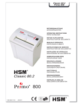 HSM Classic 80.2 Handleiding