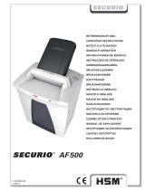 HSM Securio AF500 0.78 x 11mm Handleiding