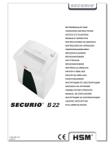 HSM Securio B22 5.8mm Handleiding