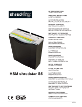 HSM Shredstar S5 Handleiding