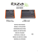 Ibiza MX801 Table de Mixage Musique 8 USB Noir de handleiding