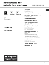 HOTPOINT/ARISTON AQLF9D 69 U (EU)/A Gebruikershandleiding