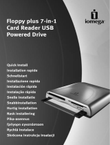 Iomega FLOPPY PLUS 7-IN-1 CARD READER USB POWERED DRIVE Handleiding