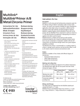 Ivoclar Vivadent Multilink Primer A/B Instructions For Use Manual