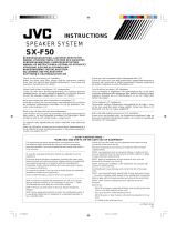 JVC SX-F50 Handleiding
