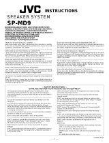 JVC SP-MD9 Handleiding