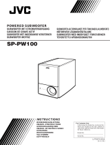 JVC Speaker SP-PW100 Handleiding