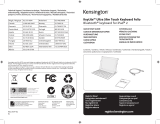 Kensington KeyLite Ultra Slim Touch Keyboard Folio Handleiding