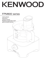 Kenwood FPM810 Multipro Sense Food Processor de handleiding