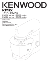 Kenwood kMix Almond Stand Mixer KMX52 de handleiding