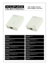 Konig Electronic CMP-HOMEPL1000 Handleiding