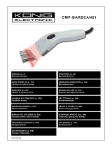 König CMP-BARSCAN21 Specificatie