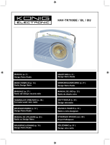 Konig Electronic HAV-TR700BL Handleiding
