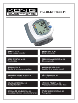 Konig Electronic HC-BLDPRESS11 Handleiding