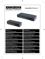 Konig Electronic KN-AVSPLIT10 Handleiding