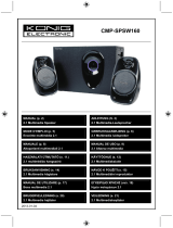 König Speaker Set 2.1 Specificatie