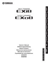 Yamaha EXo8 Handleiding