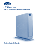 LaCie D2 QUADRA HARD DRIVE Handleiding