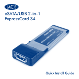 LaCie eSATA/USB Card Installatie gids