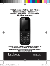 Lexibook GSM Série 20 Gebruikershandleiding