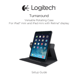 Logitech Turnaround Versatile rotating case for iPad mini Installatie gids