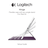 Logitech Hinge Flexible case for iPad Air Installatie gids