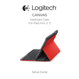 Logitech Canvas Keyboard Case for iPad mini Installatie gids