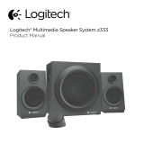 Logitech Z333 2.1 Speakers – Easy-access Volume Control Handleiding
