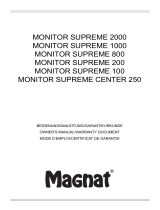 Magnat Audio Monitor Supreme 1000 de handleiding