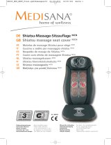 Medisana MCN Shiatsu massage seat cover de handleiding