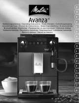 Melitta Avanza 600 Serie Handleiding
